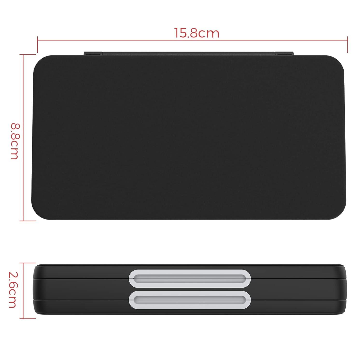 HEIYING Nintendo Switch Game Card Storage Box 48 Game Card Slots 24 Micro SD