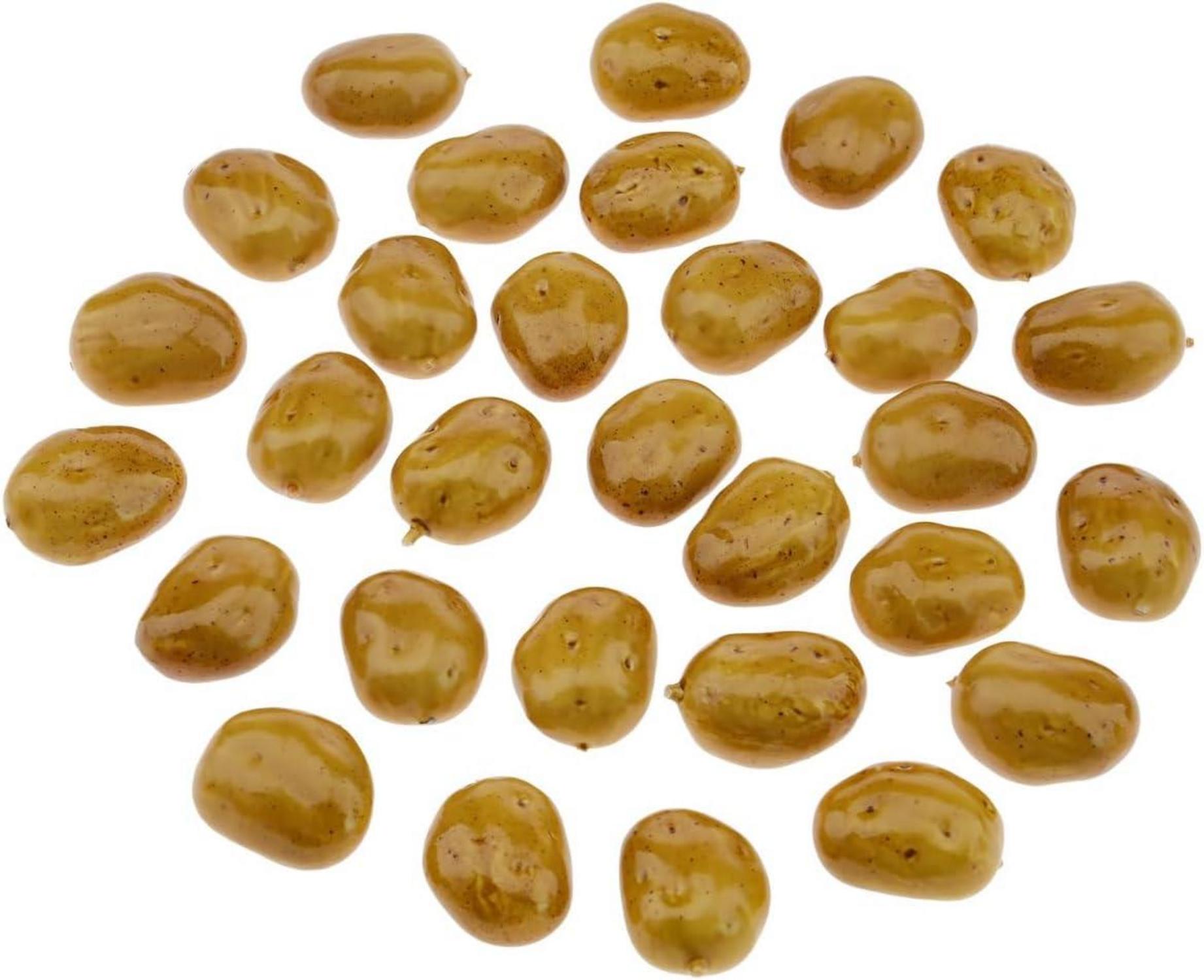 Realistische Künstliche Kartoffeln 30er Set Deko Gemüse Küche Garten