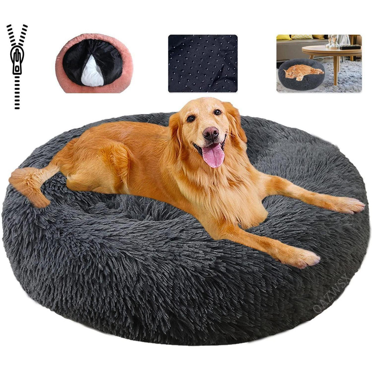 Flauschiges Haustierbett für Hunde & Katzen – Gemütliches Hundekissen XL