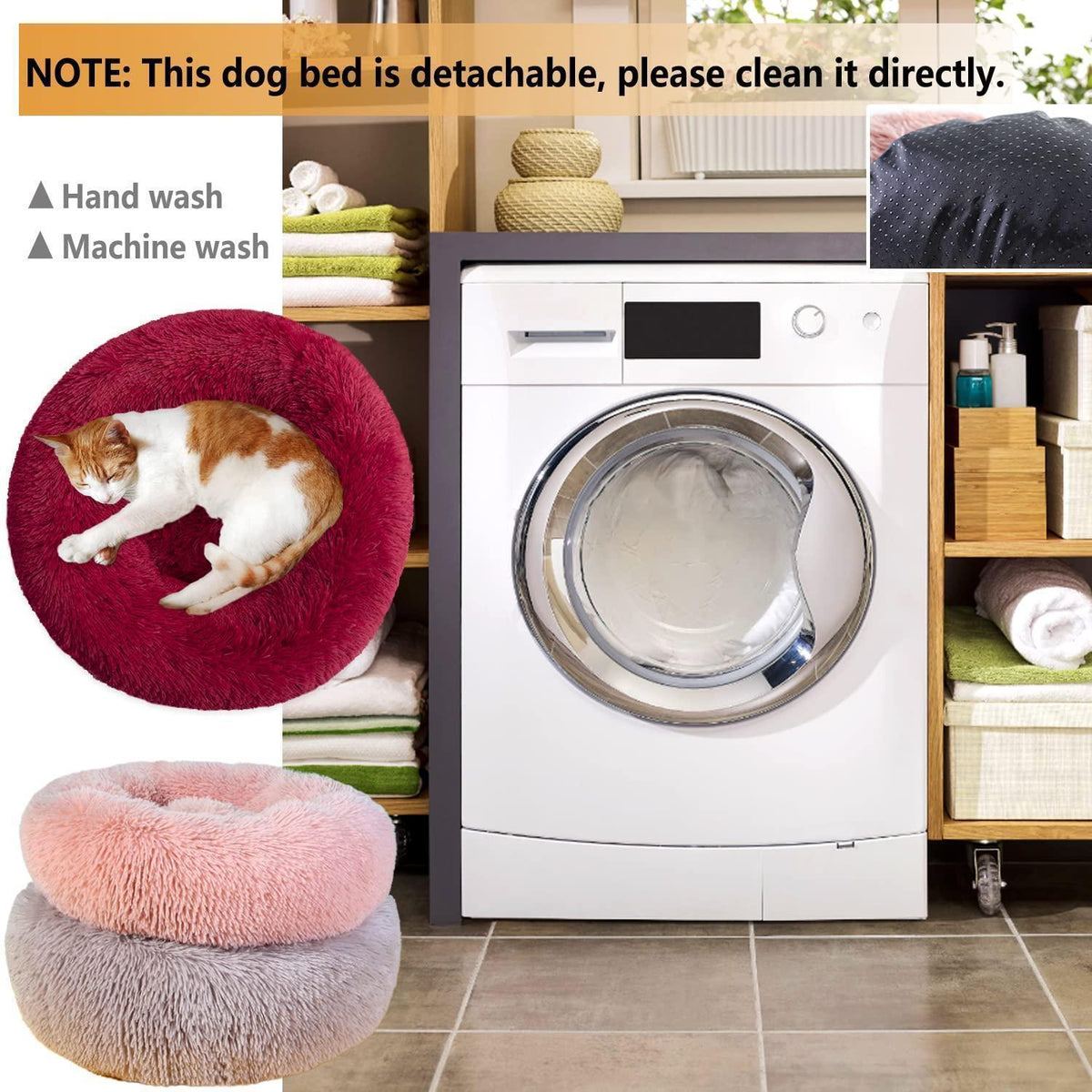 Flauschiges Haustierbett – Gemütliches Hundekissen für Entspannung