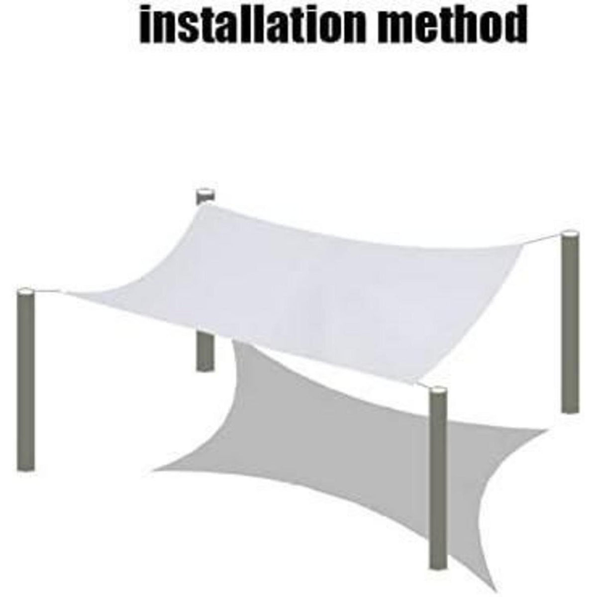Transparente Abdeckplane 2x6m wasserdicht mit Ösen und Seil