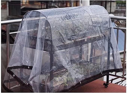 Transparente Plane Mit Ösen Wasserdicht Abdeckplane 2x2m