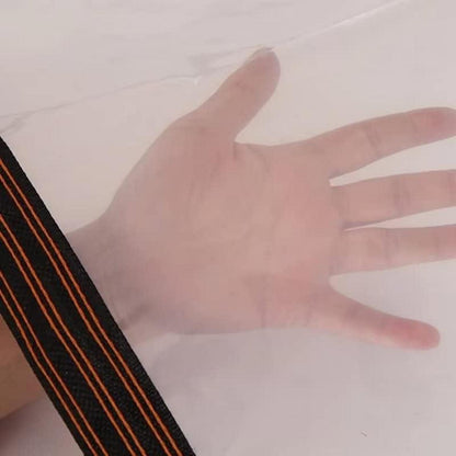Transparente wasserdichte Plane mit Ösen 2x2m für