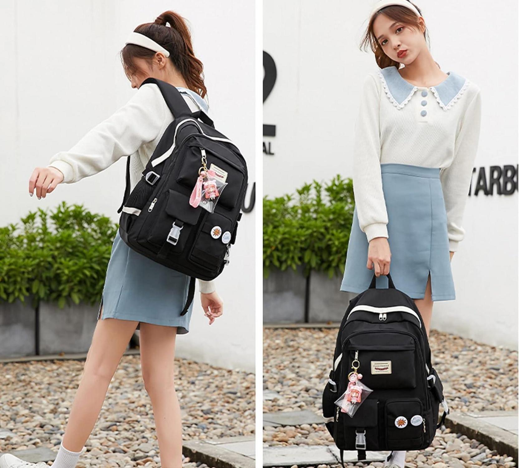 Makukke Damen Rucksack - Schulrucksack Mädchen Cute Anime Bookbag Teenager9594