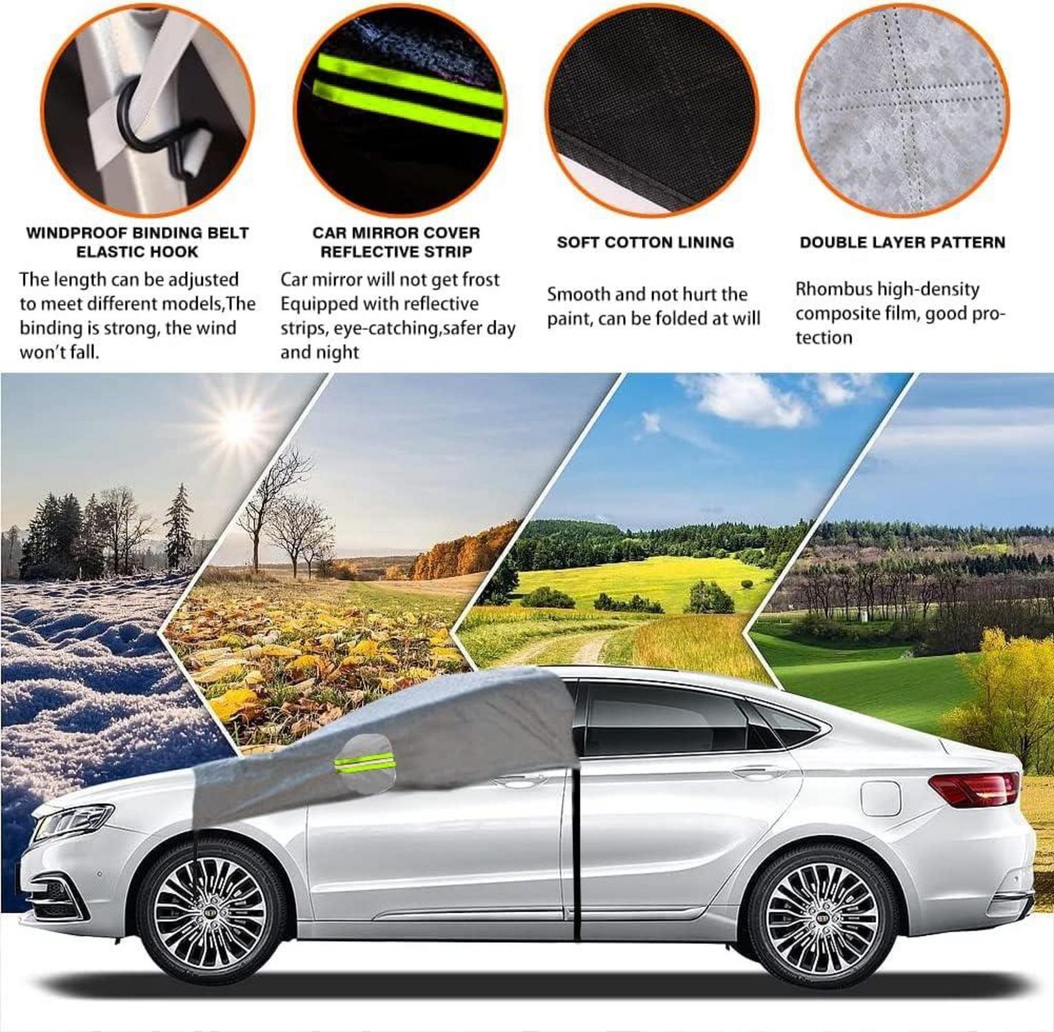 Auto Frontscheibenabdeckung Winter Schutz gegen Schnee und Frost