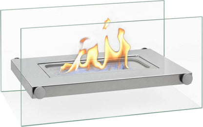 Bio Ethanol Tischkamin Tischfeuer mit Löschhilfe und Trichter