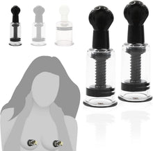 Extra starker Nippelsauger für Bruststimulation 3 Größen Transparent