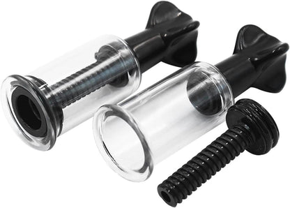 Nippelsauger 3 Größen Brustwarzensauger Brust Stimulator Schwarz 2,5 cm