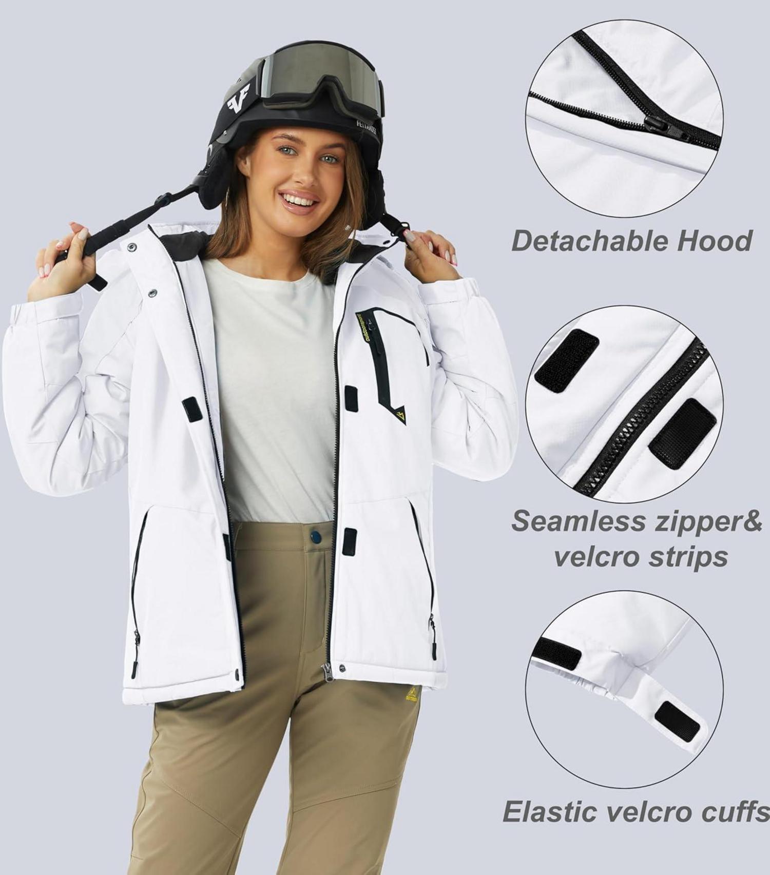 Damen Winter Softshell Ski Jacke Fleece gefüttert - Outdoor Trekking Jacke