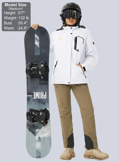 Softshell Winterjacke Damen MAGCOMSEN Outdoor Ski Fleece Jacke XXL