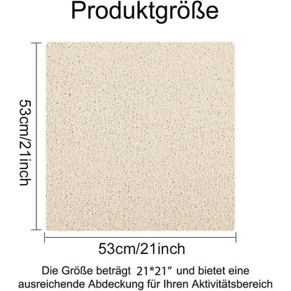 Rutschfeste Duschmatte 53x53 cm - Schnelltrocknend & Anti-Schimmel