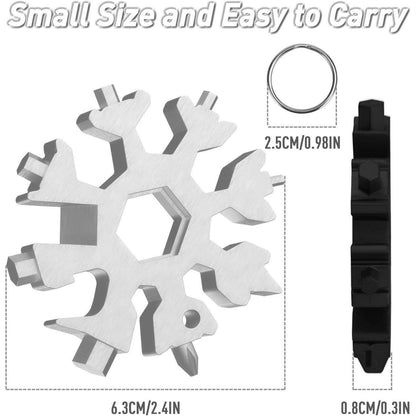 Multitool Schneeflocke 18-in-1 Männer Weihnachtsgeschenke