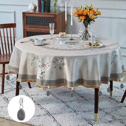 Tischdeckenbeschwerer Set Marmor Klammer 30-34g Garten Haus Restaurant