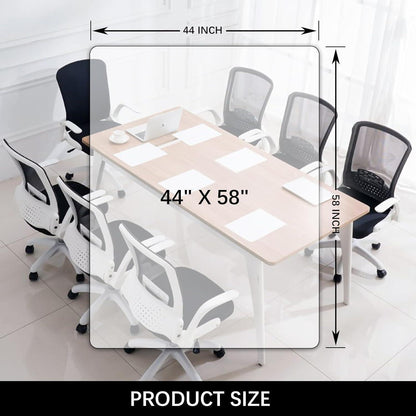 Stuhlmatte für Harte Böden 112x147cm transparent Laminat