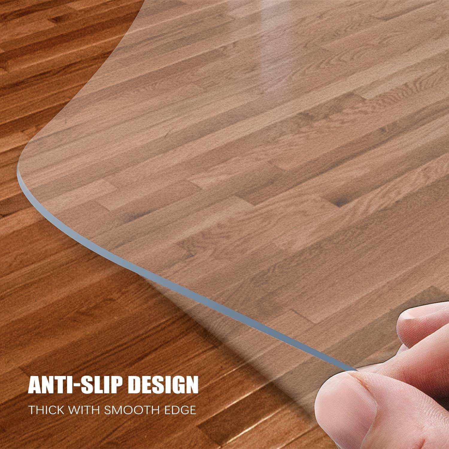 Stuhlmatte Klar 112x147cm Hartboden Büro Zuhause Schutzmatte