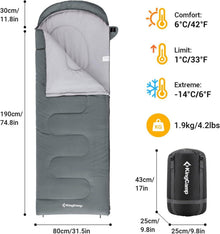 KingCamp Winter Schlafsack - Outdoor