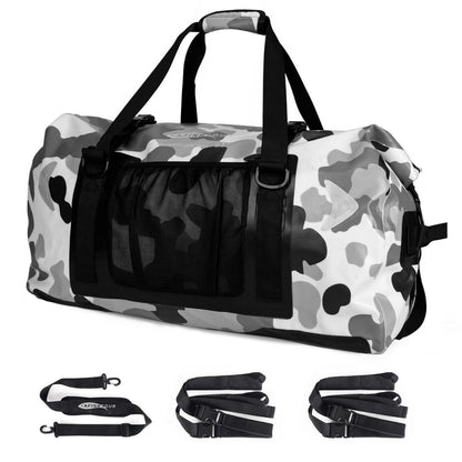 65L Wasserdichte Duffelbag – Reisetasche für Motorrad & Wassersport