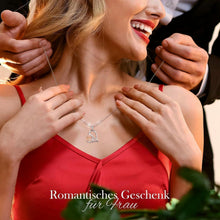 SWEETIME Damen Halskette 925 Sterlingsilber Rose Herz