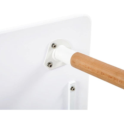 Esszimmergruppe Weiß mit Esstisch 110cm & 4 Stühlen