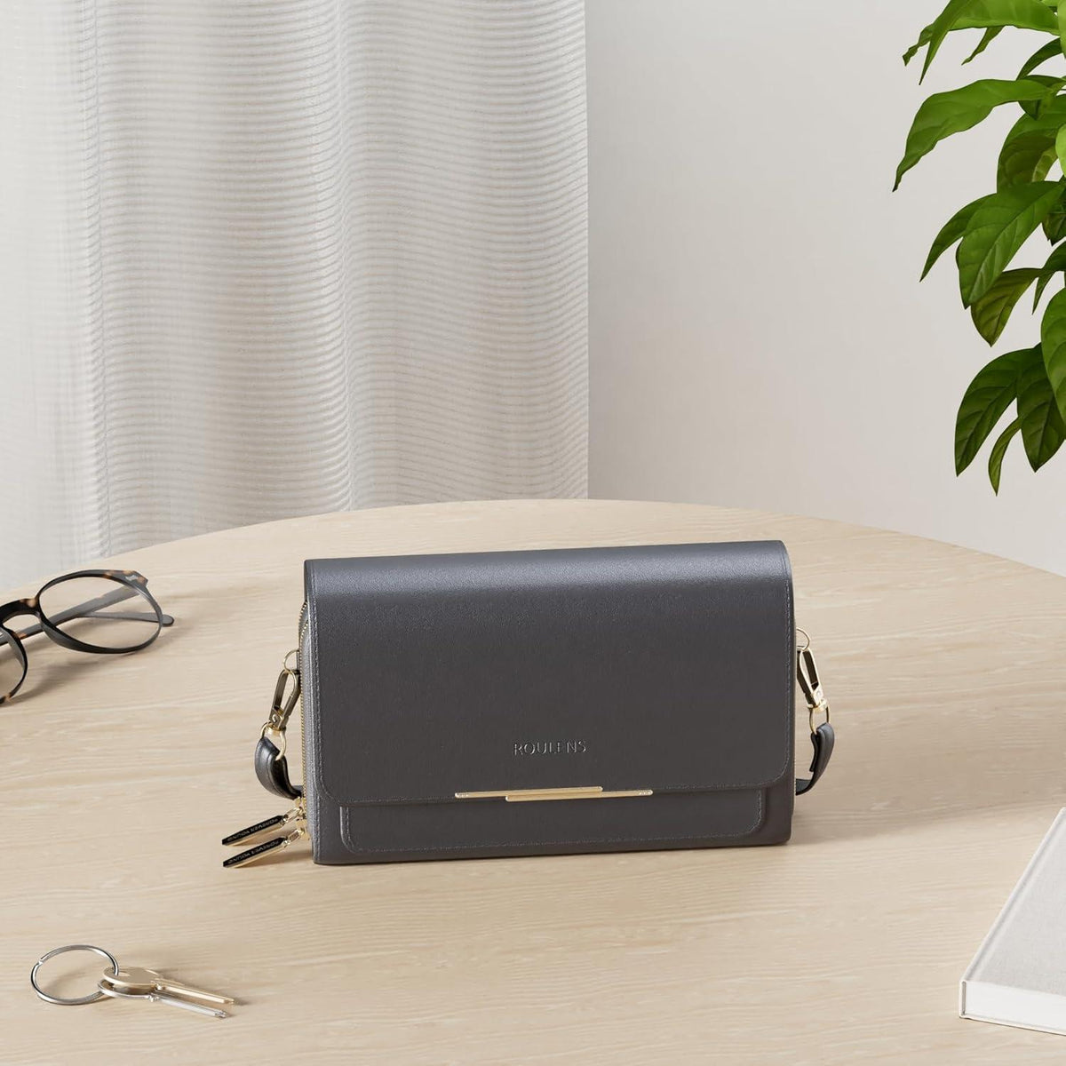 Kleine Damen Umhängetasche PU Leder Crossbody Handytasche