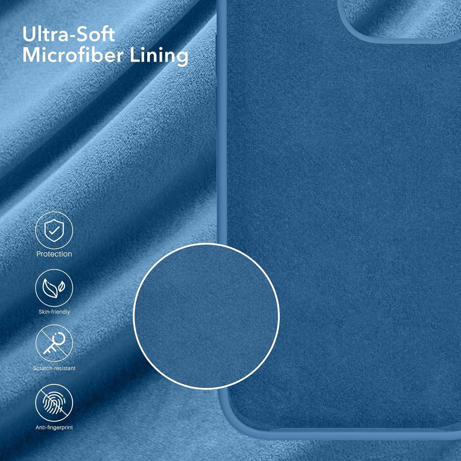iPhone 13 Mini Liquid Silicone Schutzhülle Blau, Soft