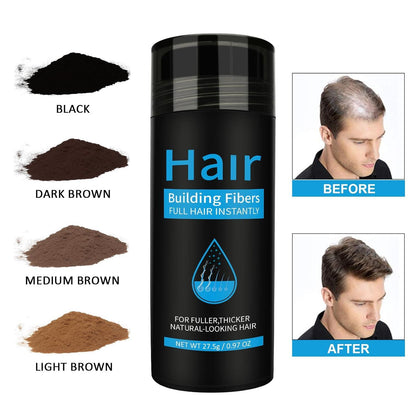 Haarpuder Dunkelbraun Schütthaar Spray Haarfasern Haarverdichtung