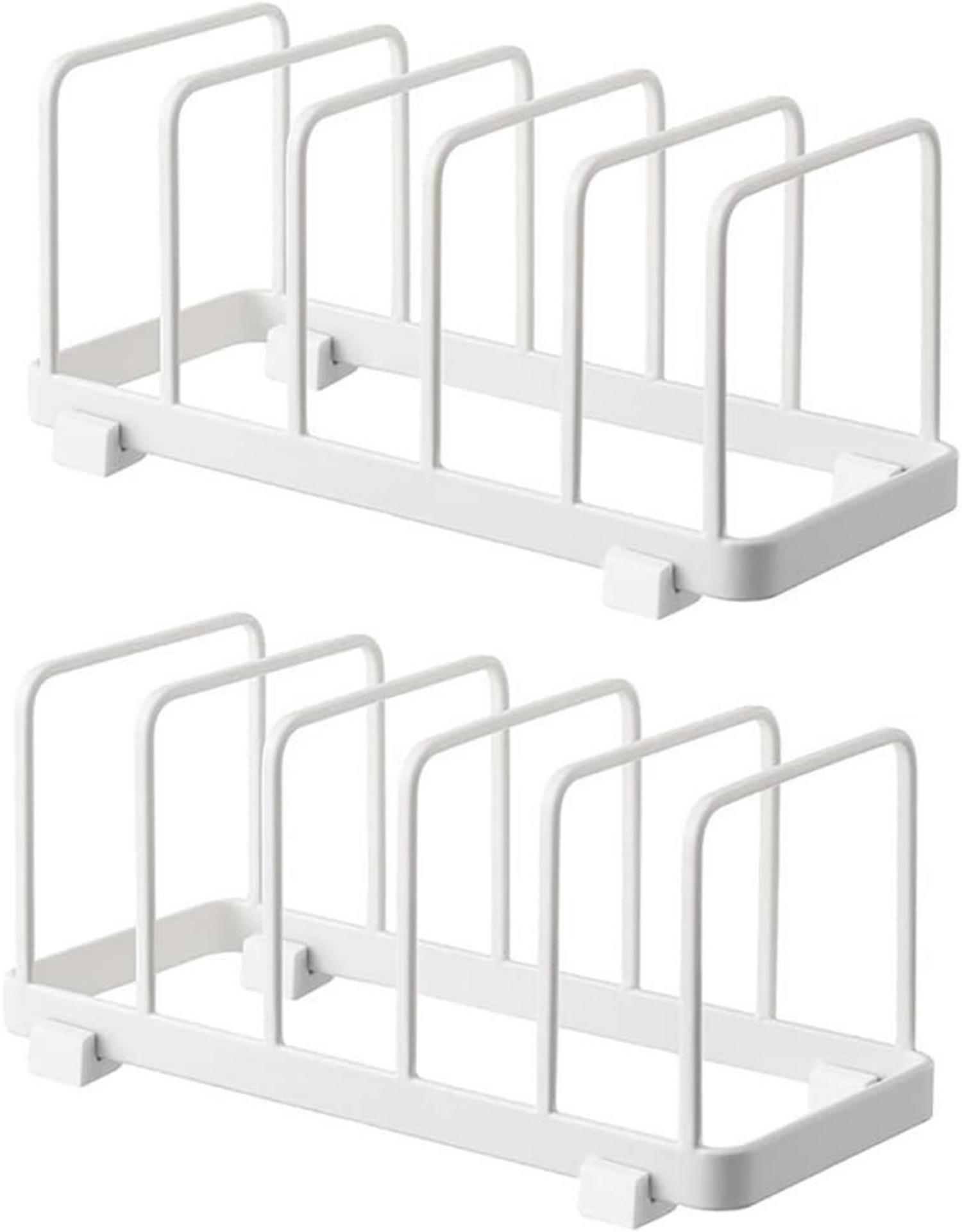 Vertikaler Tellerhalter Abtropfgestell Geschirr Organizer 5 Ebenen