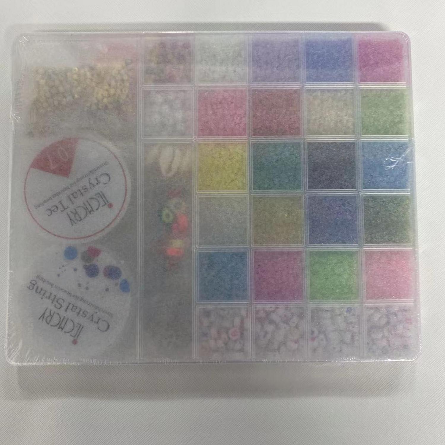 NORSHY Perlen Rocailles Armband-Set 9500 Stücke 3mm Glasperlen Kit
