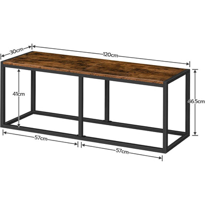 HOOBRO Sitzbank Esszimmer Industrial Design Metallrahmen