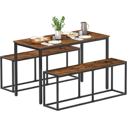 HOOBRO Sitzbank Esszimmer Industrial Design Metallrahmen