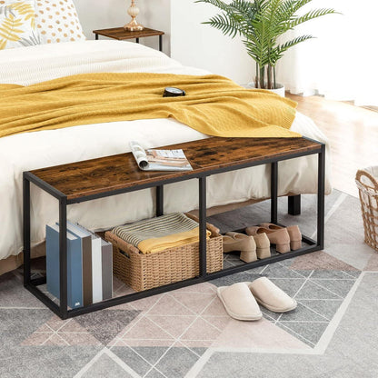 HOOBRO Sitzbank Esszimmer Industrial Design Metallrahmen
