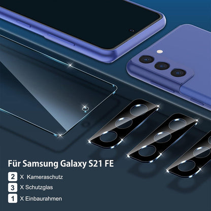 Schutzglas Samsung Galaxy S21 FE - 3+2 Stück