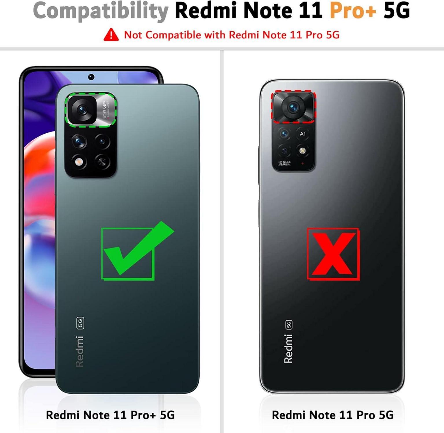 Premium Leder Handyhülle für Xiaomi Redmi Note 11 Pro