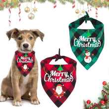 Weihnachts Hunde Bandanas 2er-Set - Kopftücher für Hunde & Katzen