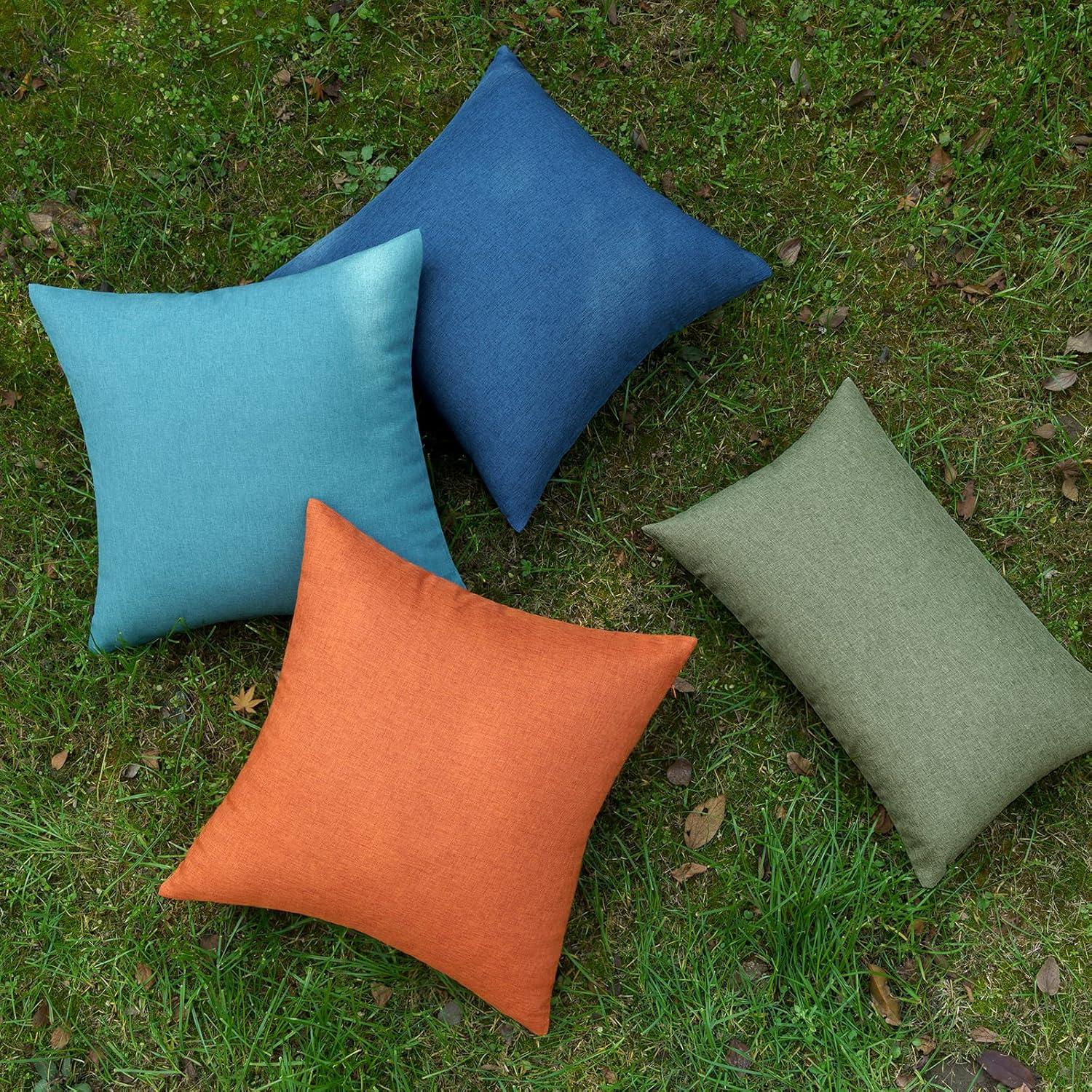 Wasserdichter Kissenbezug Herbst Outdoor Dekokissen 30x50 cm Orange