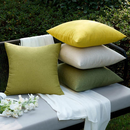 Wasserdichter Kissenbezug Outdoor 2er Set 30x50cm Grasgrün