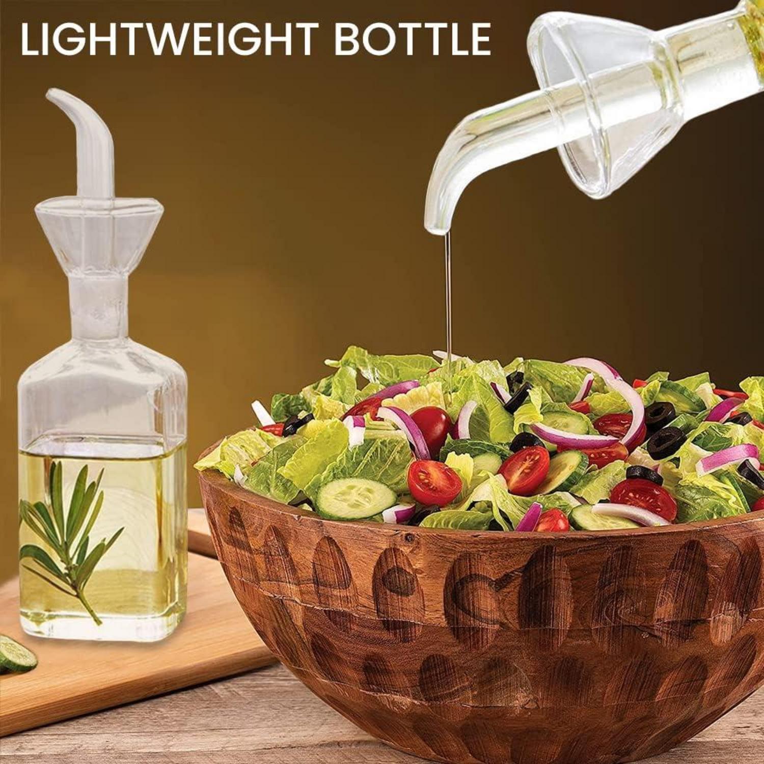 Ölflasche Glasflasche 250ml 2er-Pack Essig Spender Likör Schnaps