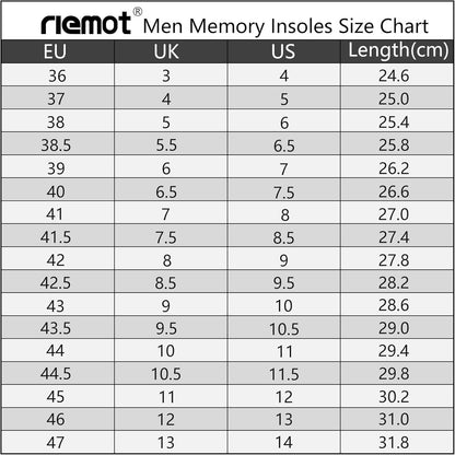 Memory Foam Einlegesohlen für Damen Herren - Weiche Schuheinlagen