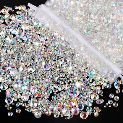Transparente Acryl Diamanten 4000 Stück Hochzeit Deko 3mm 6mm 10mm