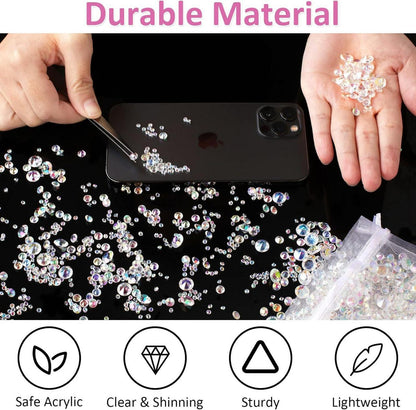 Transparente Acryl Diamanten 4000 Stück Hochzeit Deko 3mm 6mm 10mm