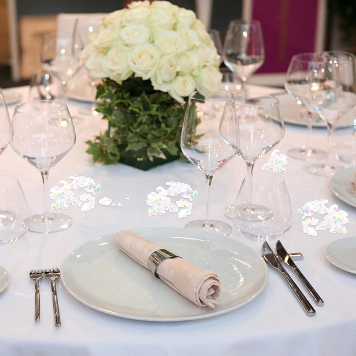 Acryl Diamanten Deko 4000 Stück Transparente Strass Hochzeit Tischdeko