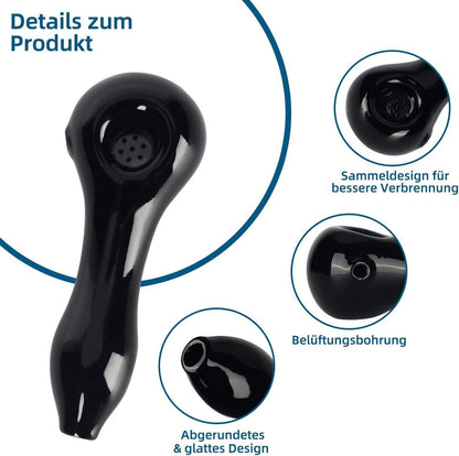Glaspfeife handgefertigt hitzebeständig geruchlos Geschenk Sammler