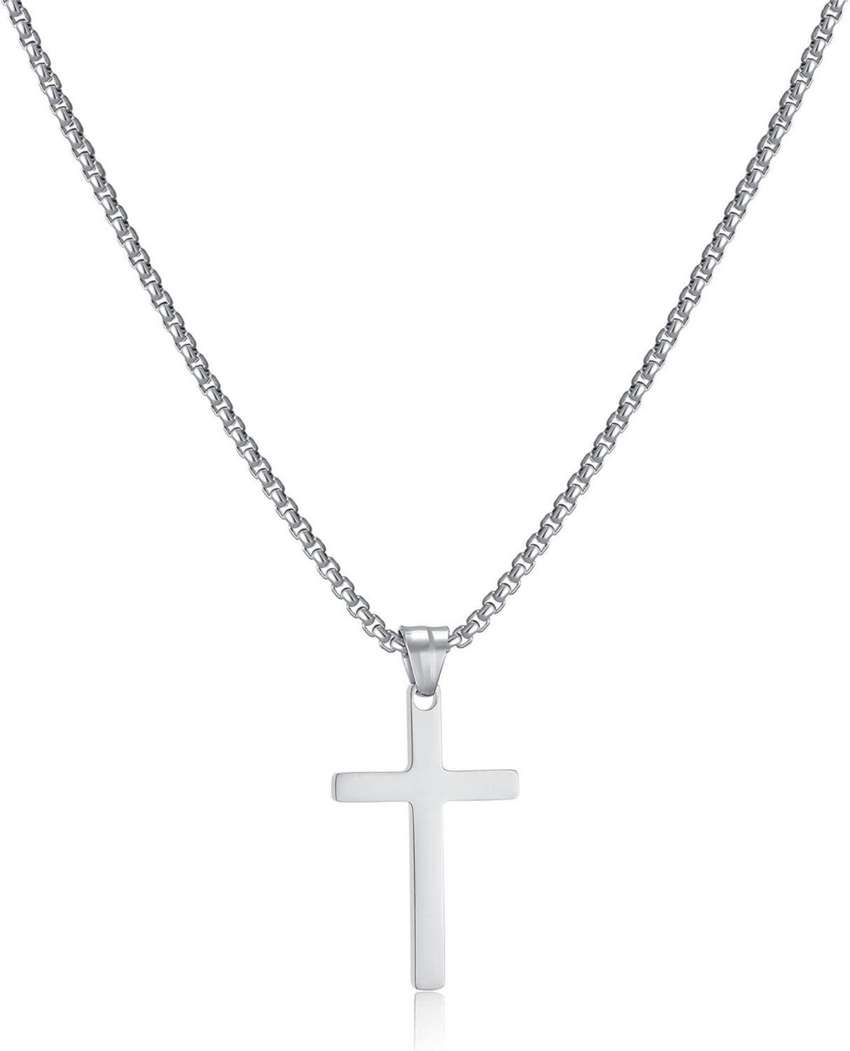 Kreuz Halskette Anhänger Christentum Herren Schmuck Silber