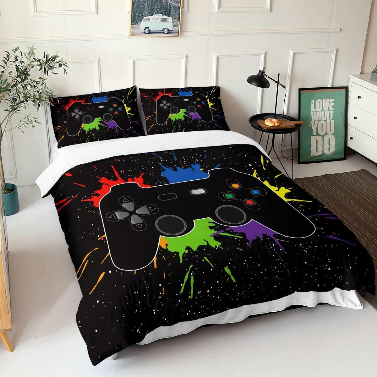 Gamepad Bettwäsche Set für Kinder – 200x200cm