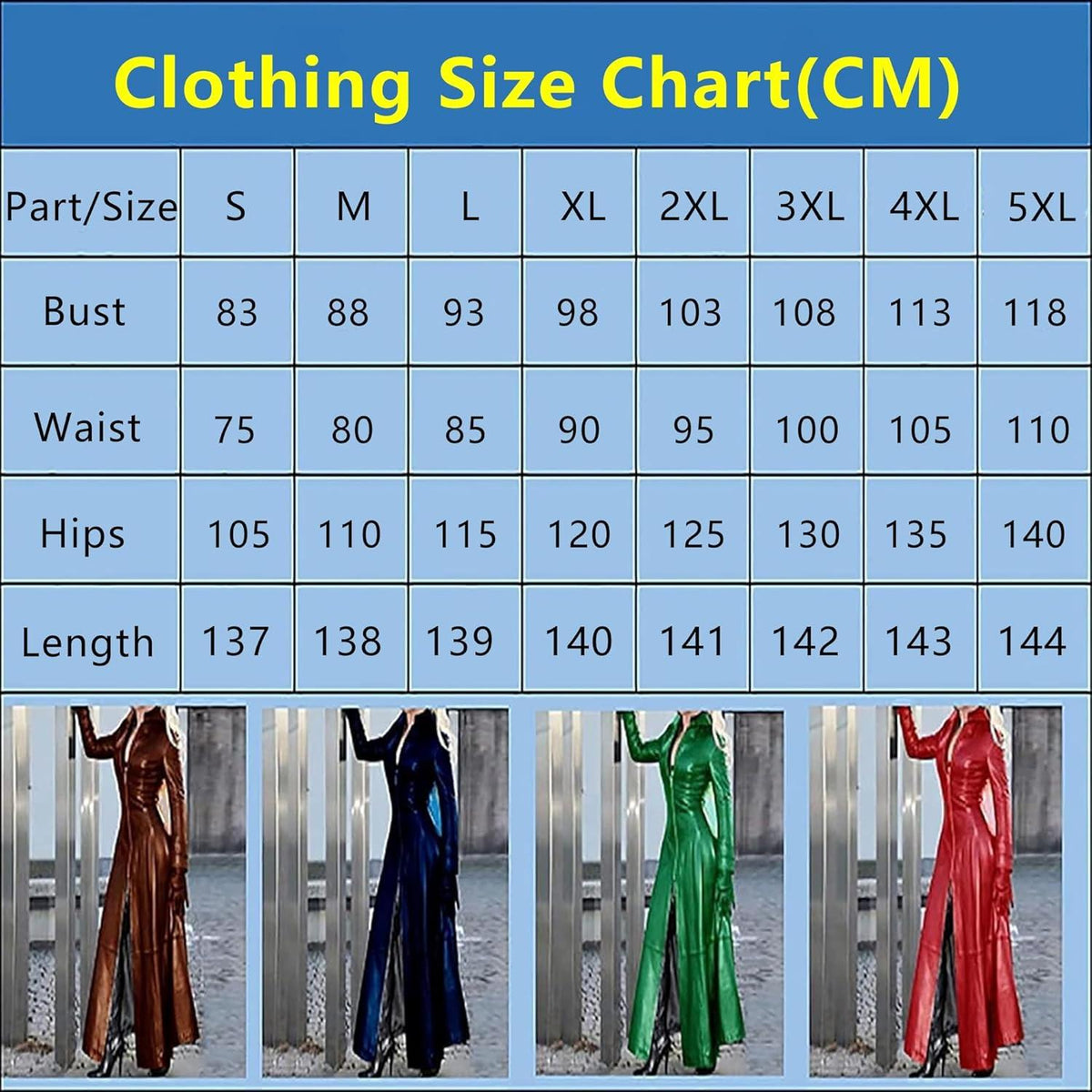 SKYWPOJU Damen PU Leder Kleid Langarm Bleistiftkleid Schwarz 4XL
