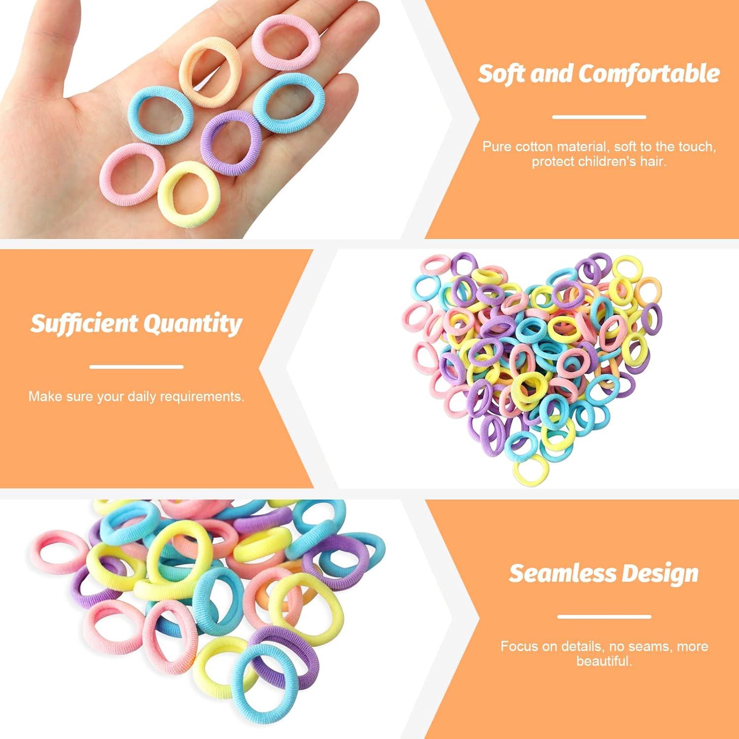 120er Pack Haargummis Mädchen Baby Zopfgummis Klein Elastische