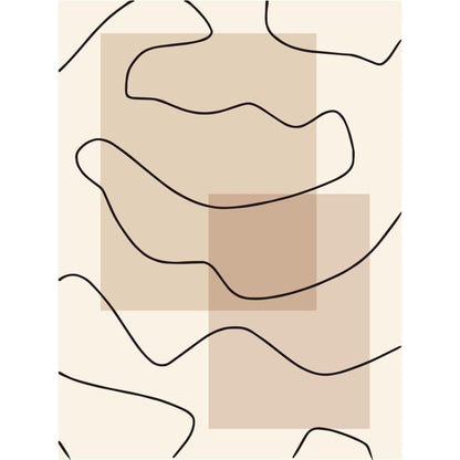 3er Poster Set Beige Modern Boho 50x70cm