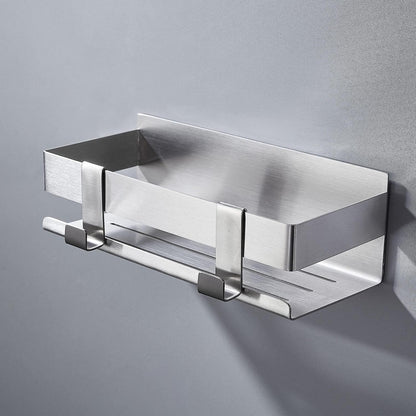 Duschablage Edelstahl Ohne Bohren – Duschkorb mit Haken