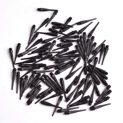 500 Stück WIN.MAX Dartspitzen 2BA Schwarz Plastik softdart Spitzen