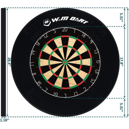 WIN.MAX Dart Catchring Surround 450mm Black Eva Dartscheibe